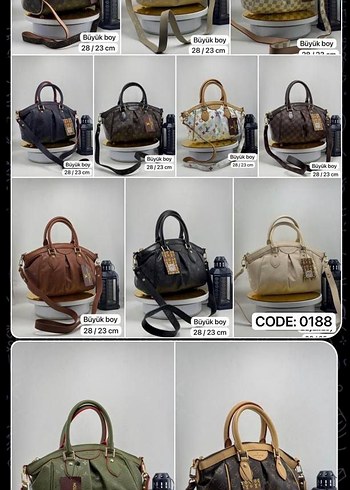 Büyük Boy Kahverengi Deri Kadın Çanta - Görsel 8