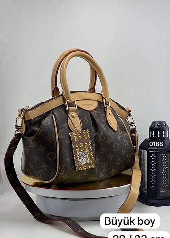 Büyük Boy Kahverengi Deri Kadın Çanta - Görsel 4