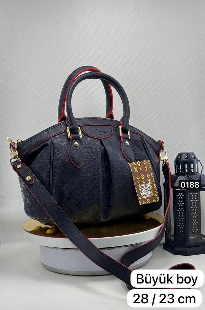 Büyük Boy Kahverengi Deri Kadın Çanta - Görsel 2