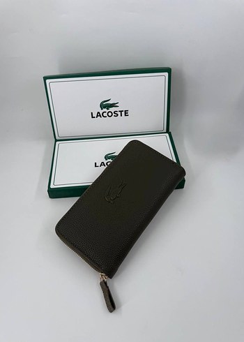 Lacoste Deri Fermuarlı Kadın Cüzdanı - Görsel 3