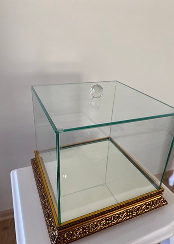 Beden Cam işlemeli gold çeyiz bohçası Kutusu