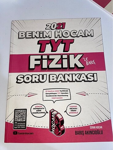 2021 benim hocam tyt fizik soru bankası