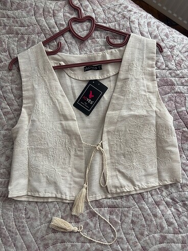 Kadın yelek crop