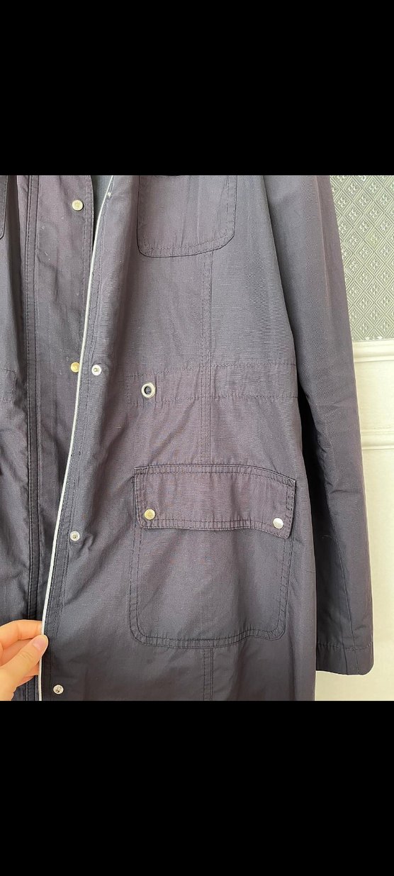 siyah yağmurluk - Görsel 2