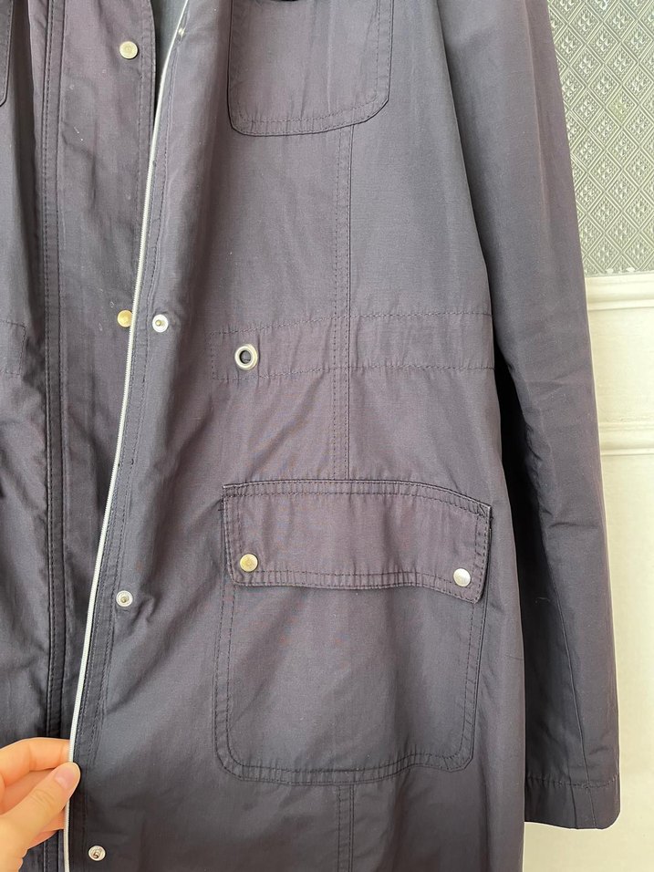 siyah yağmurluk - Görsel 5