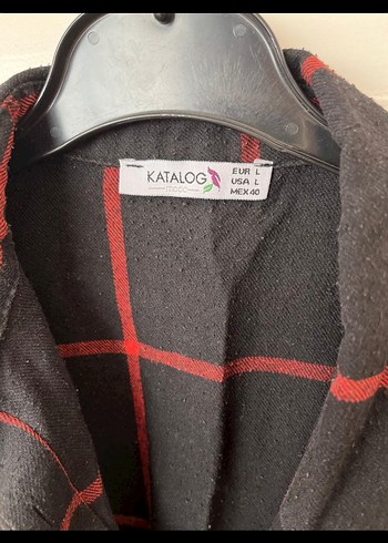 Düğmeli Siyah Kırmızı Kareli Oduncu Kadın Gömlek - Görsel 4