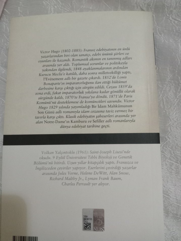 Victor Hugo - Bir İdam Mahkumunun Son Günü - Görsel 3