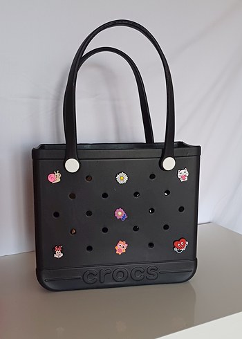  Beden pembe Renk crocs çanta