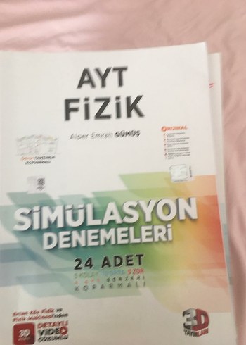 AYT Fizik Simülasyon Denemeleri 24 Adet çok kaliteli kaynak