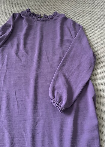 Mor Fırfırlı  Tunik - Görsel 4