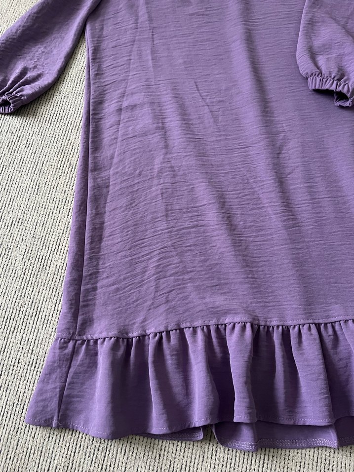 Mor Fırfırlı  Tunik - Görsel 2