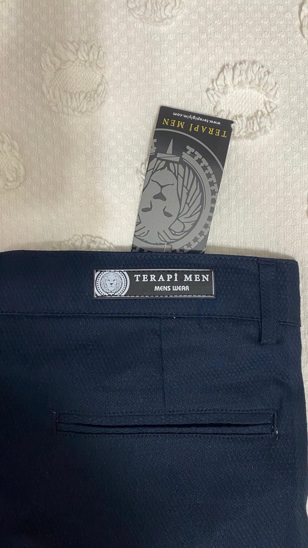 Lacivert  Erkek Regular Fit Pantolon - Görsel 3