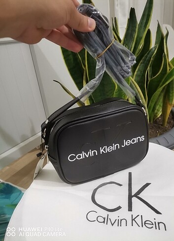 Beden siyah Renk Calvin clein çanta A kalite ithal deri