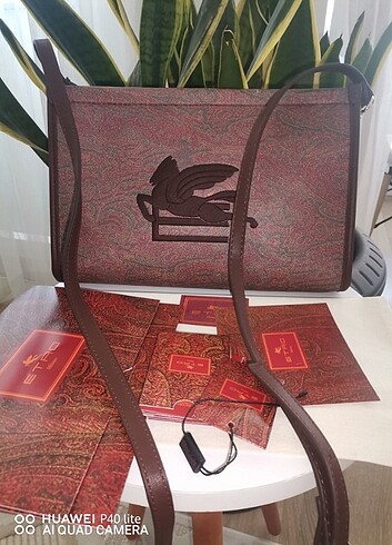 Beden bordo Renk Etro Bohem çanta toz Torbalı sertifikalı