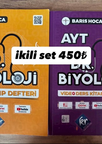 Beden AYT Biyoloji Video Ders Kitapları