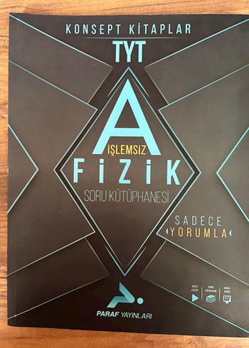TYT Fizik Soru Kütüphanesi İşlemsiz Yorumlu