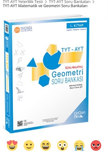 TYT-AYT Geometri Soru Bankası 1. Kitap