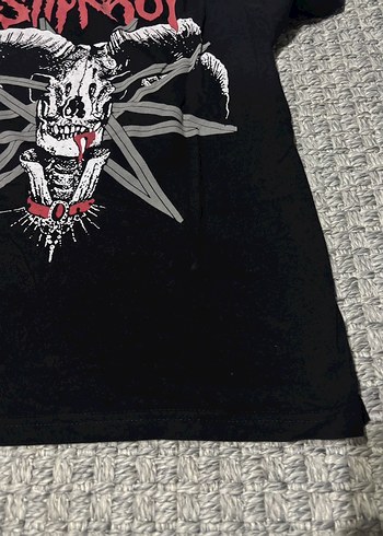 m Beden Slipknot Baskılı Siyah Rock Punk Erkek Tişört