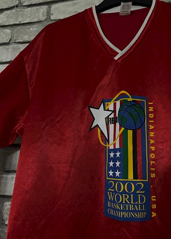 Kırmızı V Yakalı Erkek Spor Forması - Görsel 3