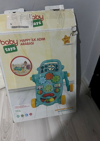 Diğer Renkli Turkuaz Bebek Yürüteci