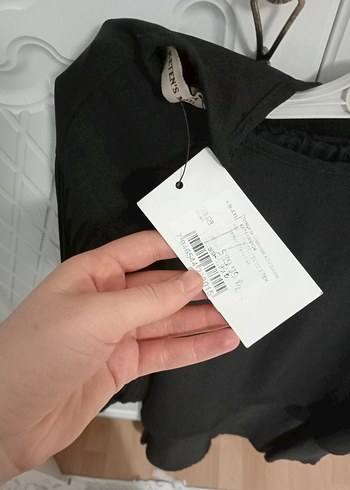 Siyah Kadın Uzun Kollu Keten Triko etekli takım. xxl bedeni - Görsel 5