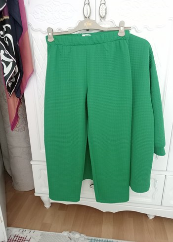 Yeşil Uzun Kollu Kadın ikili takım - Görsel 2