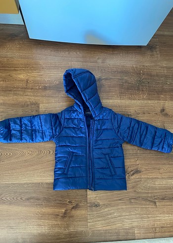 Mavi Erkek çocuk Mont - Görsel 2