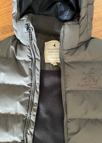 Gri Erkek Çocuk Kapüşonlu Mont - Görsel 3