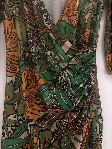 Kikiriki Kruvaze Çok Şık Elbise - Görsel 2