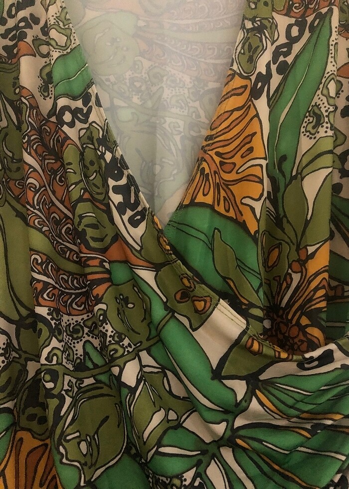 Kikiriki Kruvaze Çok Şık Elbise - Görsel 4