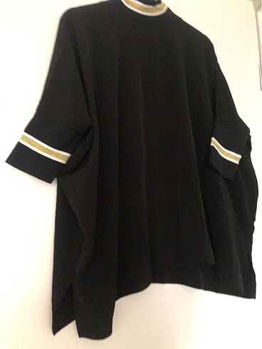 Dik Yaka Bol Kesim Salaş Tunik - Görsel 5