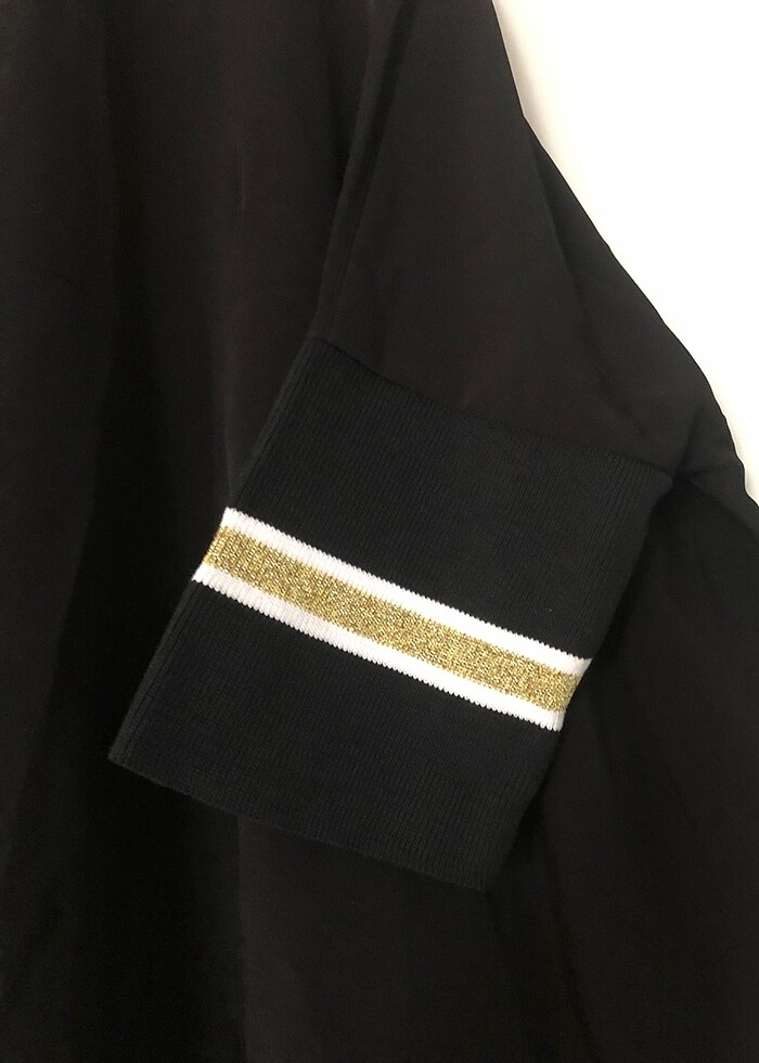 Dik Yaka Bol Kesim Salaş Tunik - Görsel 4