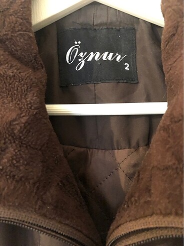 Büyük Beden Kahverengi Kışlık Kaban - Görsel 2