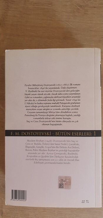  suç ve ceza -dostoyevski