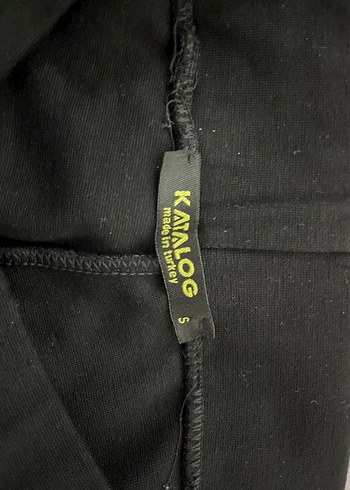 Siyah İspanyol Paça Tayt Pantolon - Görsel 4