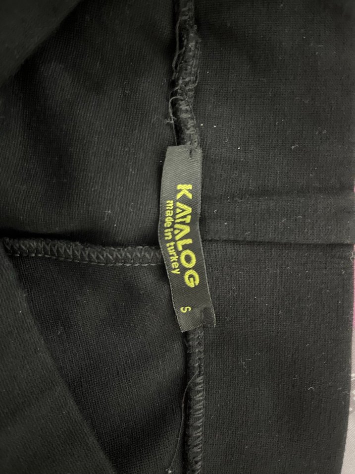 Siyah İspanyol Paça Tayt Pantolon - Görsel 4