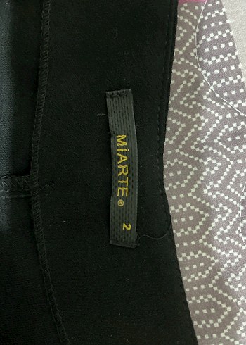 Siyah Pilili Kumaş Pantolon - Görsel 5