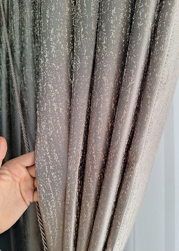 İkili Vizon Renk Sıfır Fon Perde - Görsel 3