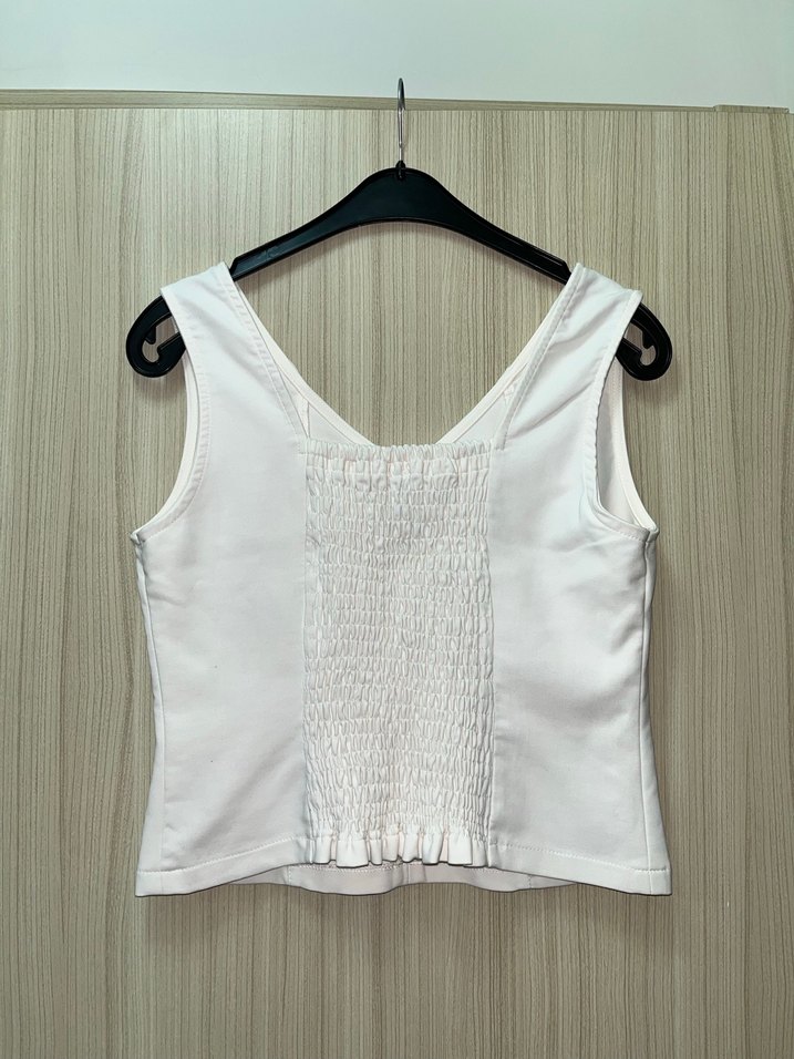 Chima M Beden Beyaz Bluz - Görsel 2