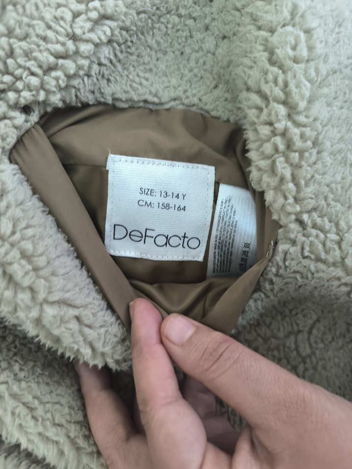 DeFacto kız çocuk çift taraflı mont - Görsel 5