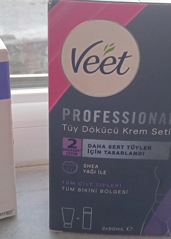 Veet Profesyonel Tüy Dökücü Krem ve deotak deodorant