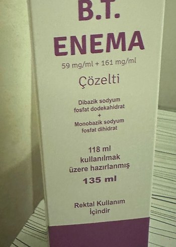 Lavman B.T. Enema Rektal Çözeltisi 135 ml