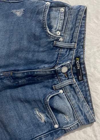 Mavi Jeans Kadın Mavi Normal Boy Yırtmaçlı Denim Pantolon