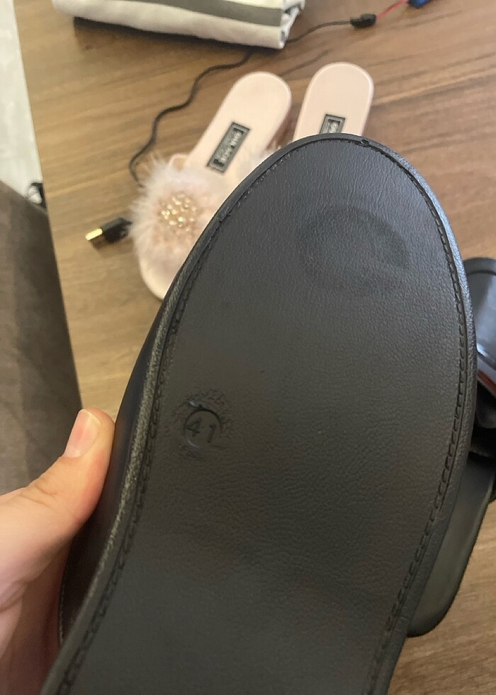 Çeyizlik damat erkek terliği - Görsel 2