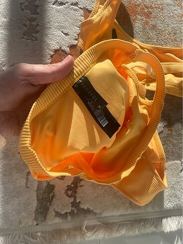 diğer Beden Sarı yüksek bel bikini