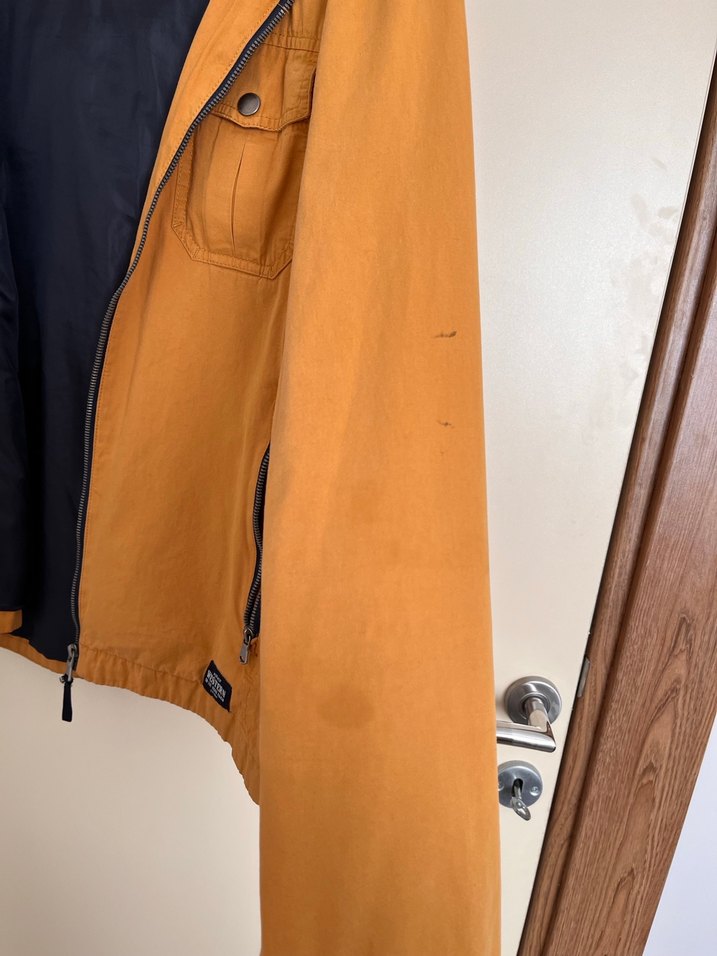 Erkek Sarı Fermuarlı Ceket - Görsel 3