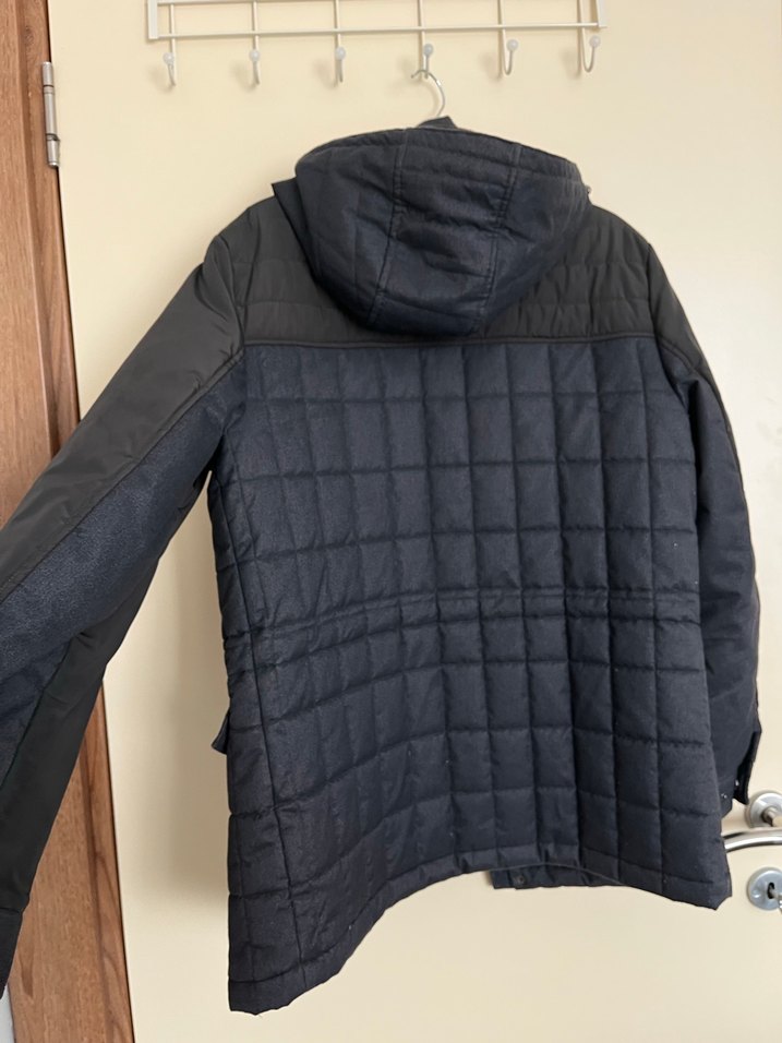 Gri Regular Fit Düğmeli Erkek Mont - Görsel 4