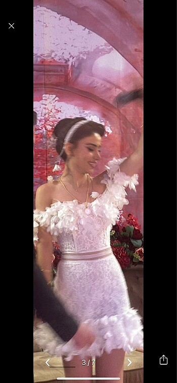 xs Beden Raisa Vanessa kadın gece elbisesi