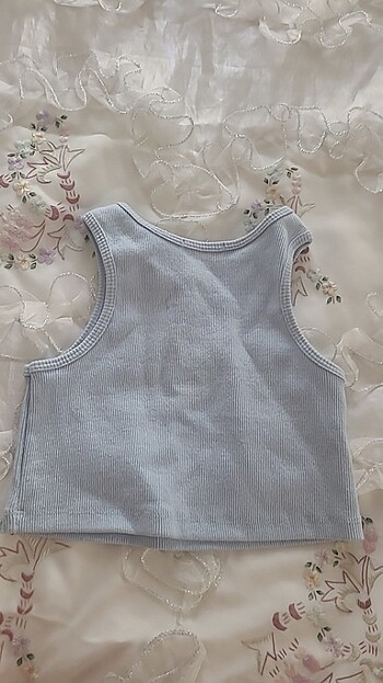Zara Crop bebe mavisi