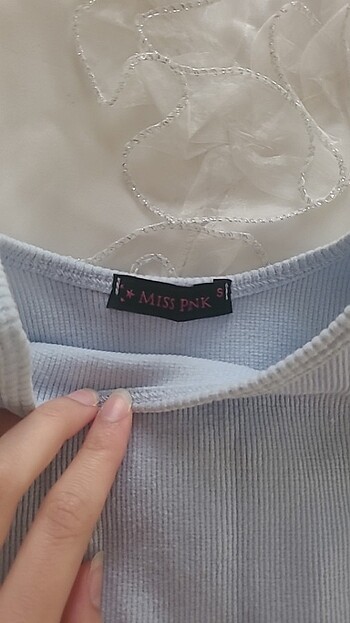 s Beden Crop bebe mavisi